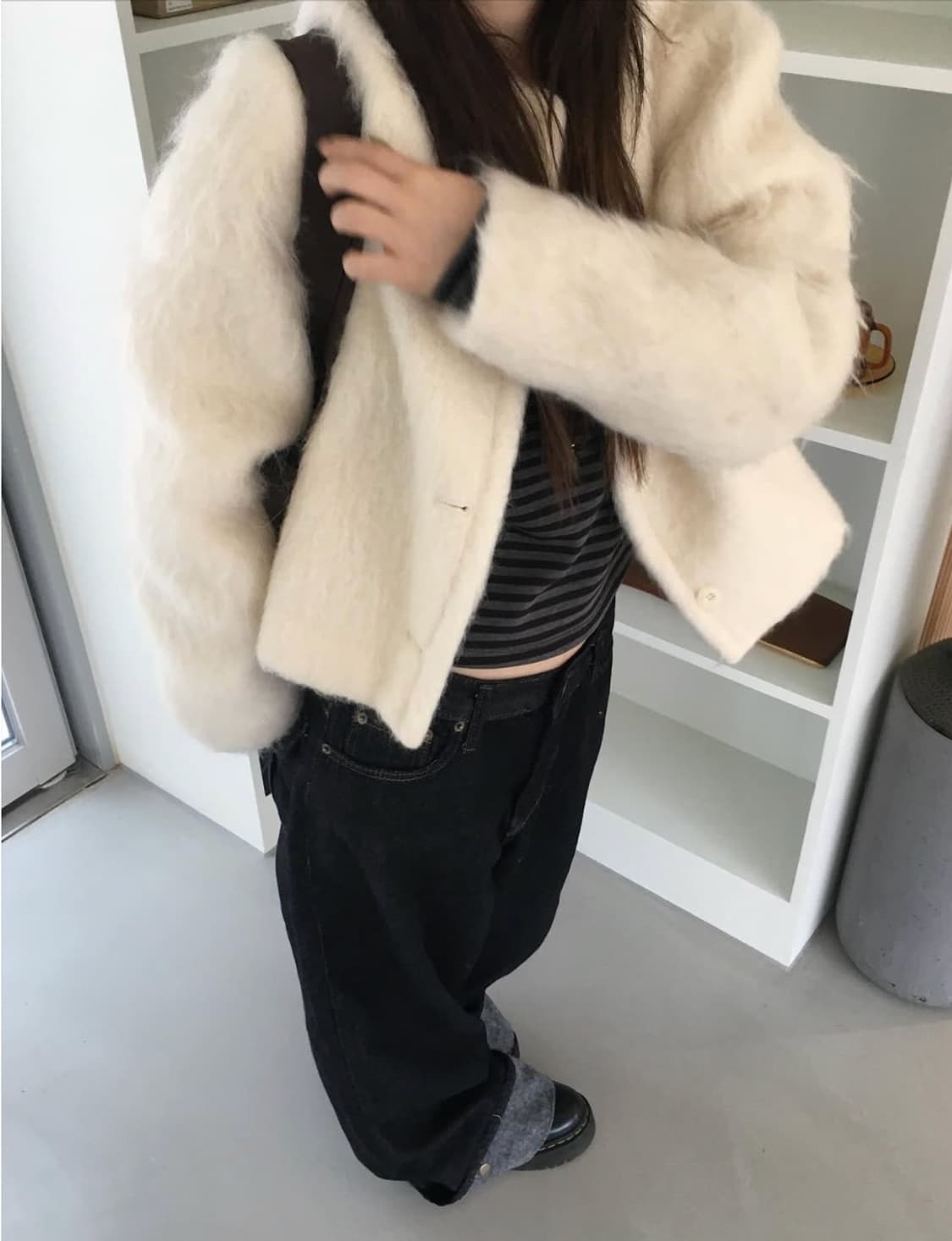 아워캐비넷 nova cream jacket 크림 상품이미지2