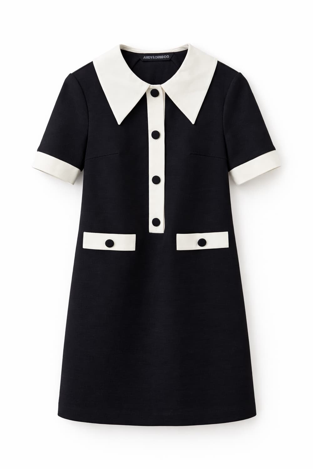 앤디앤뎁 블랙 앤 화이트 원피스 S 상품이미지1