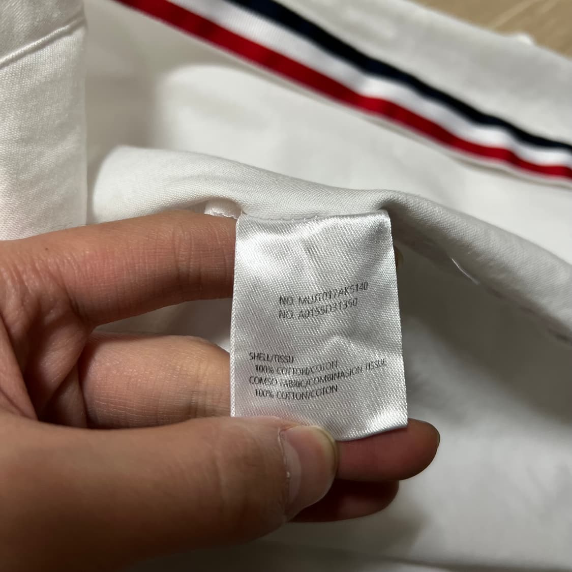 톰브라운 여성 라운드햄 버튼다운 롱 긴팔셔츠 [화이트] 66(M/95) 상품이미지6