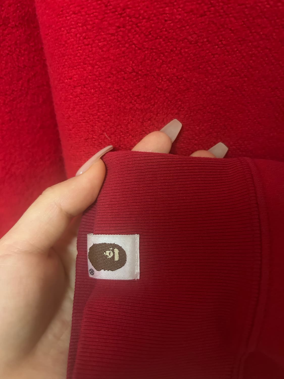 베이프 반카모 레드 샤크 후드집업 적계 라지 L 상품이미지6