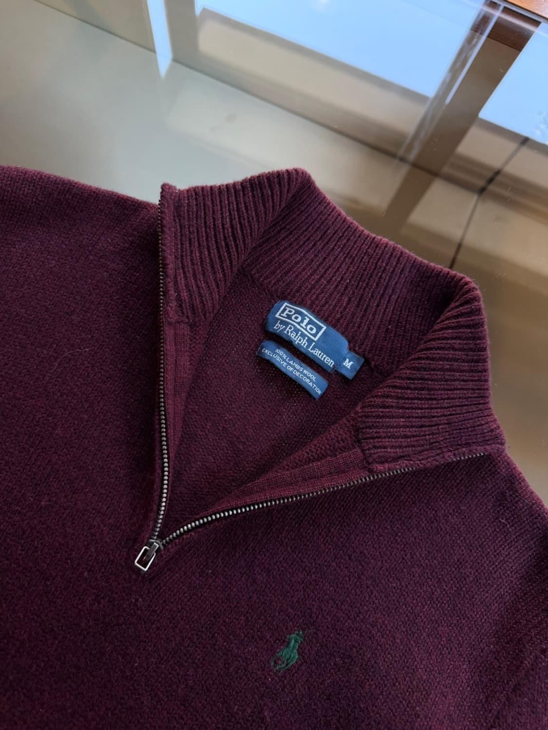 폴로 랄프로렌 짚업 니트 슬림100 상품이미지10