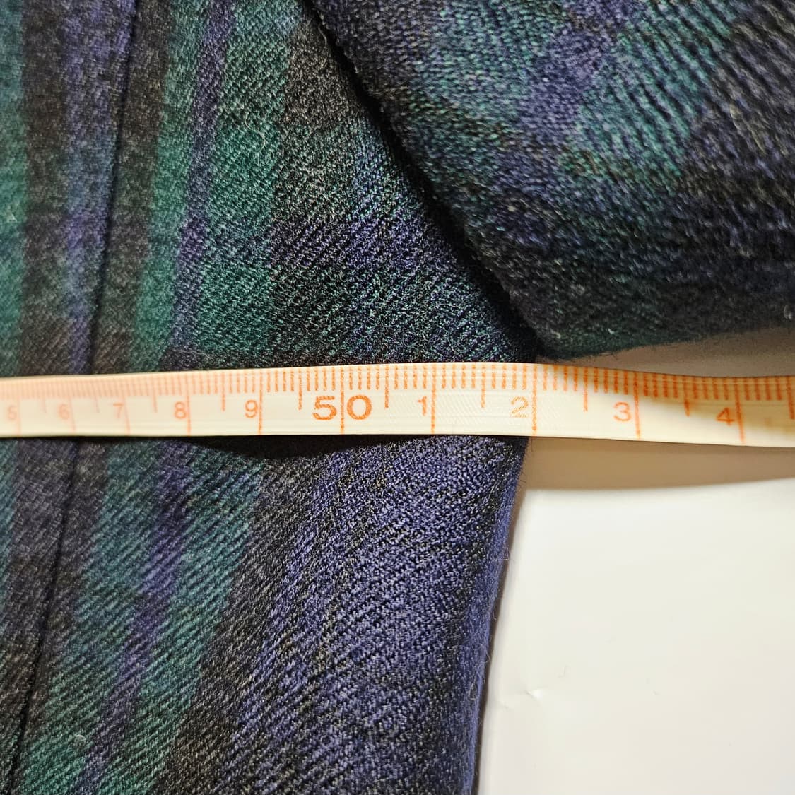 [100(105)][IF+]일본산 울 클래식 테일러드 블레이져 타탄체크 상품이미지8