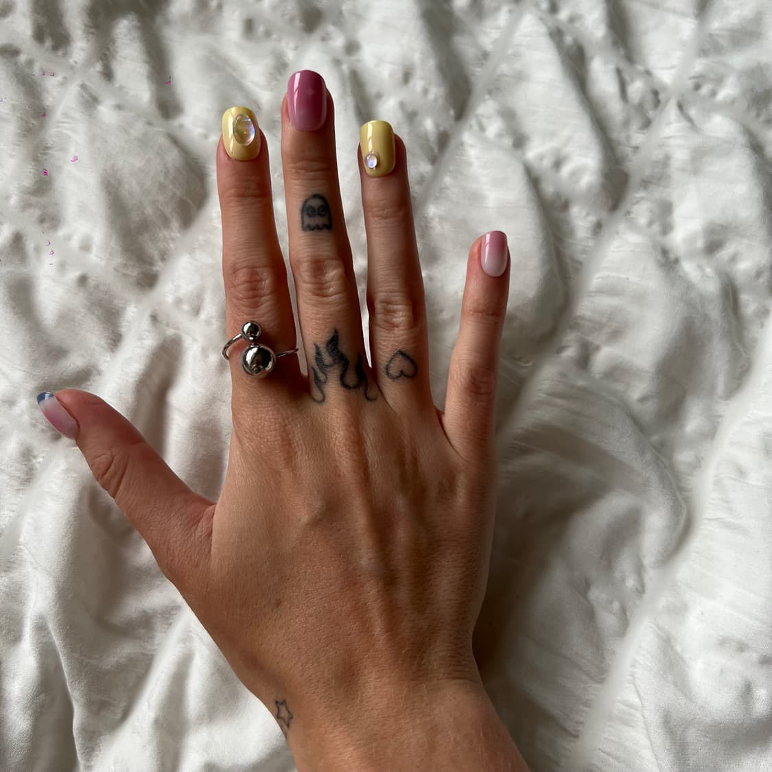 ⚪ 더블 스피어 반지 상품이미지5