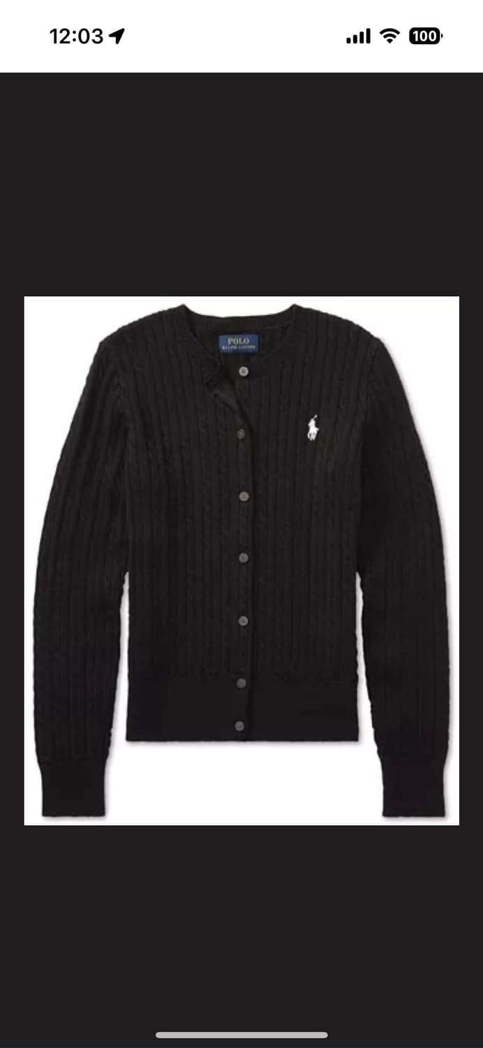 폴로 걸즈 가디건 상품이미지1