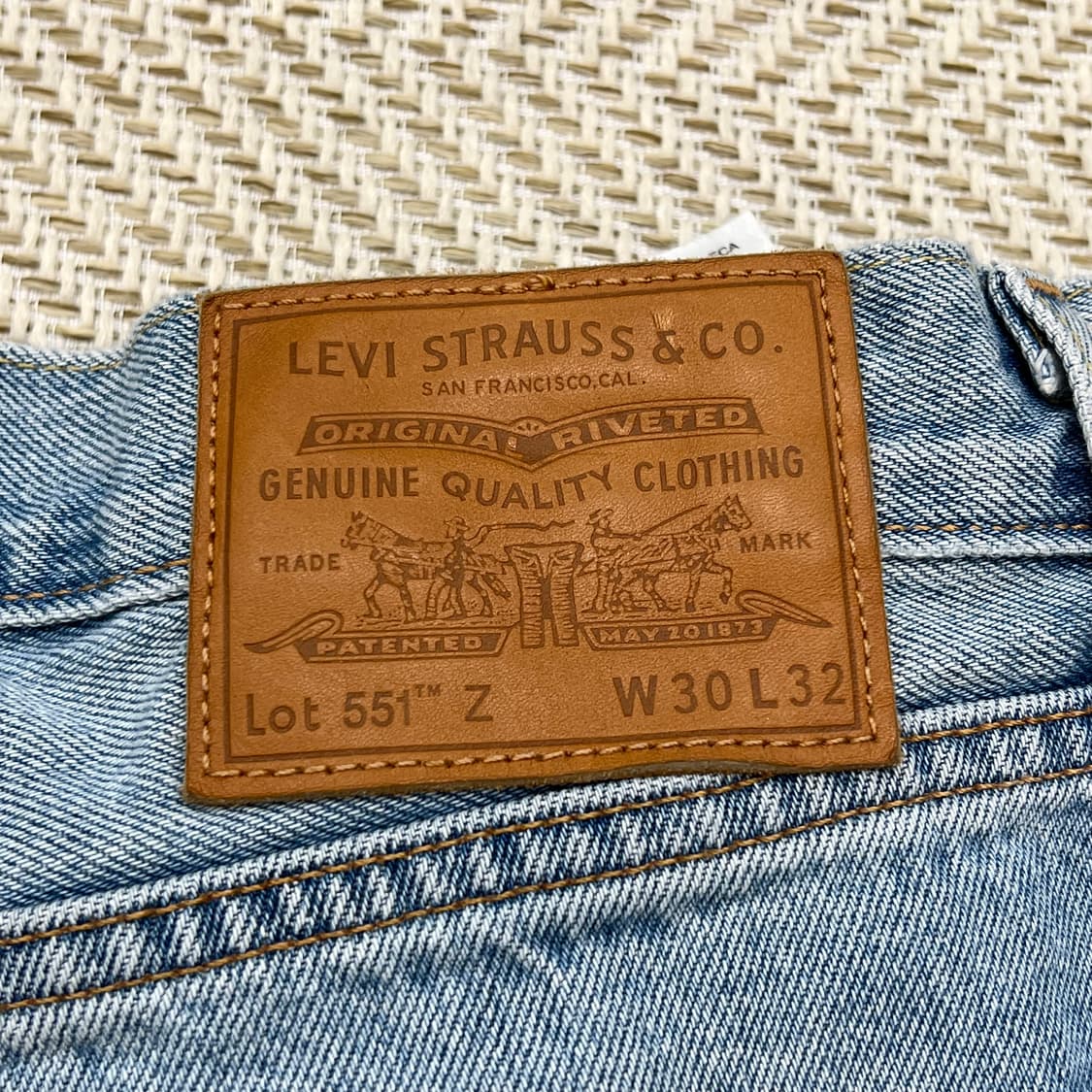 리바이스 빅E 551 데님팬츠 r2235 상품이미지6