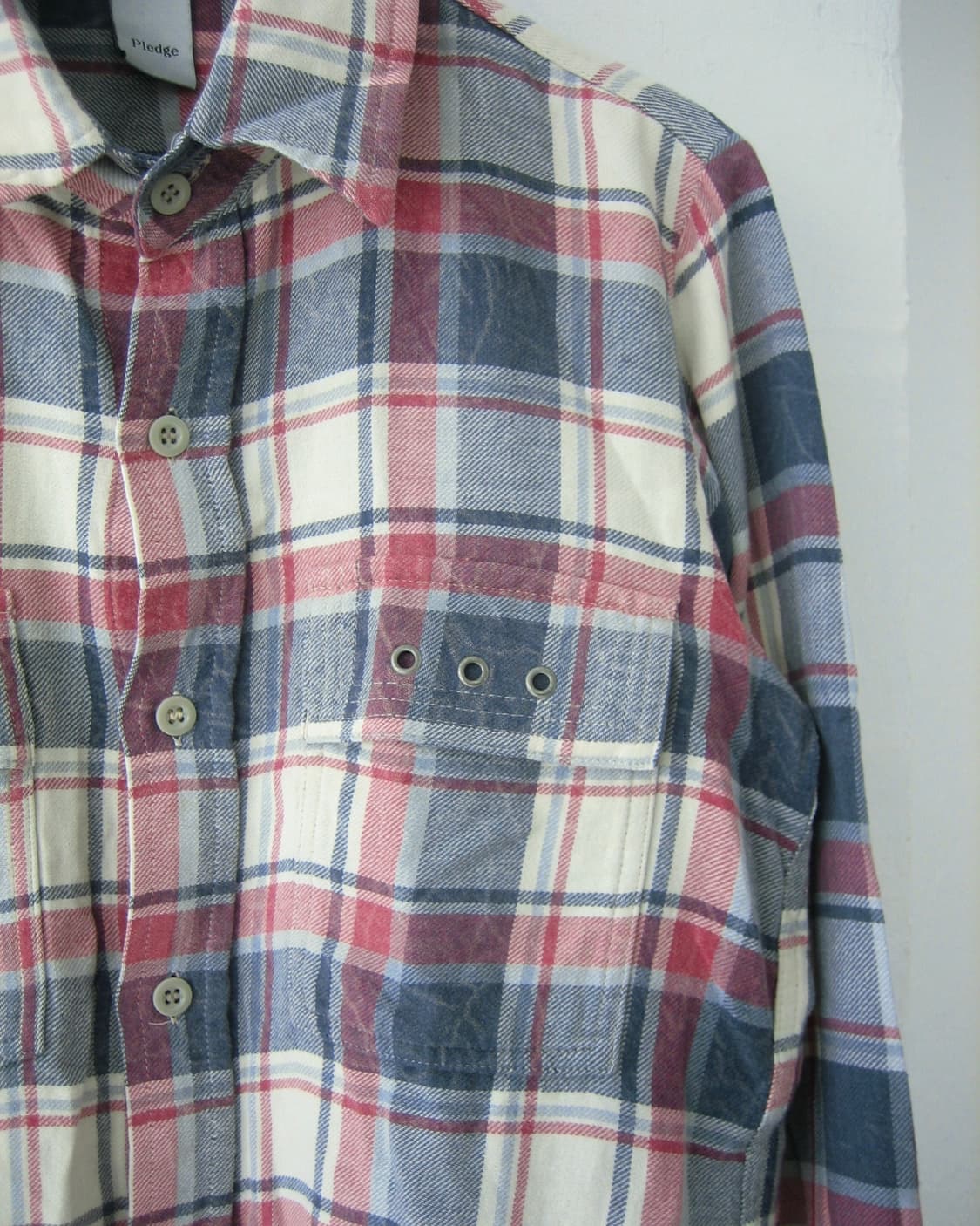 [PLEDGE] Cotton Check Shirts 상품이미지4