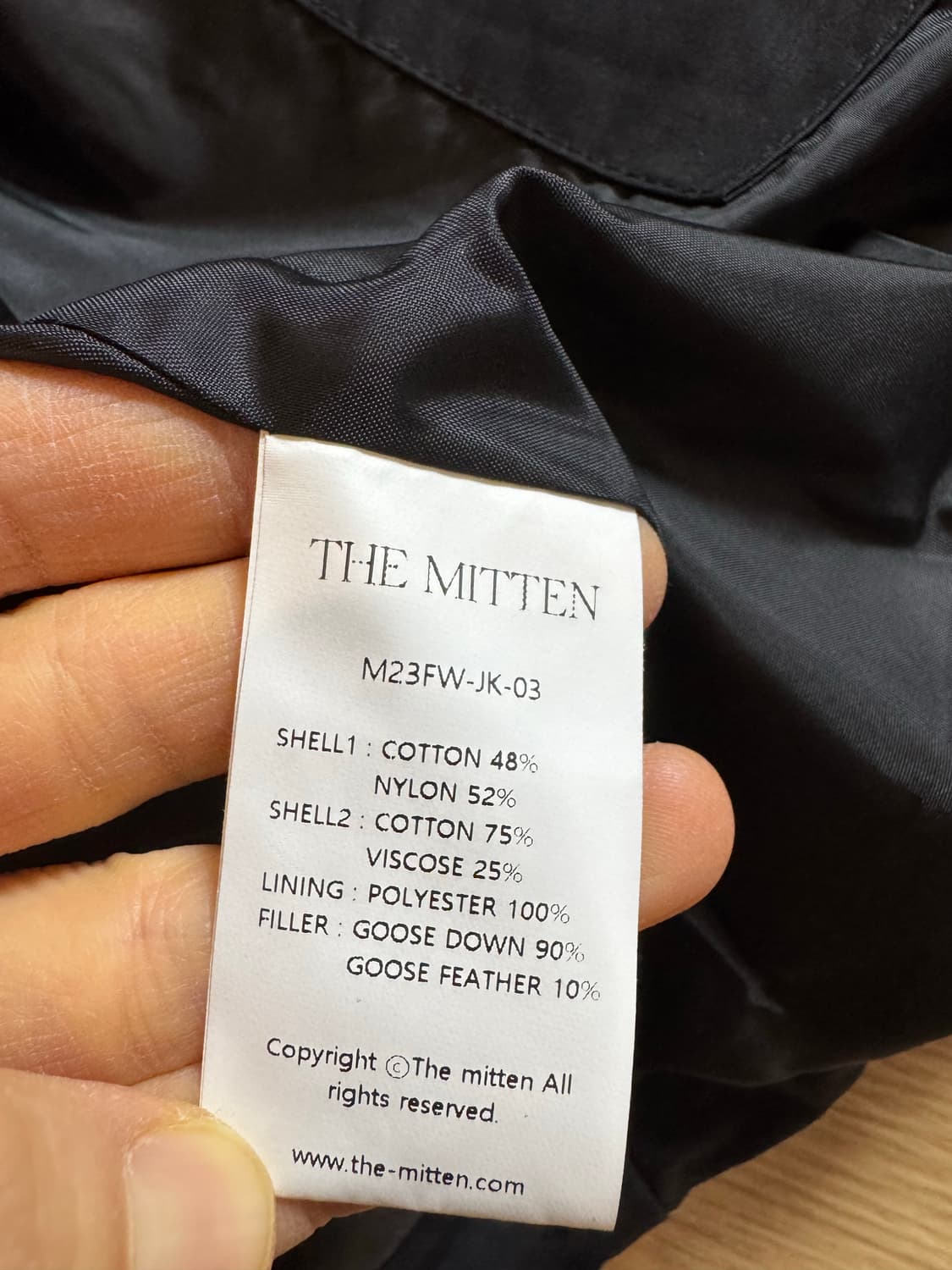 The mitten 더미튼 구스패딩 상품이미지5