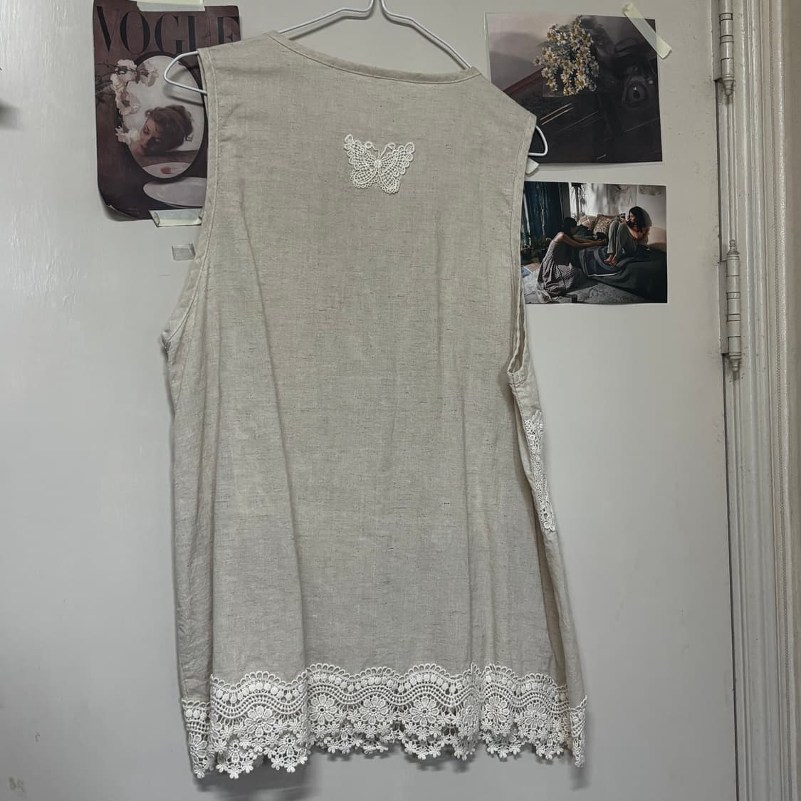 빈티지 모리걸 크로셰 베스트 상품이미지5