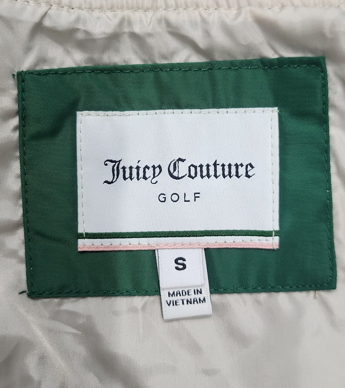 쥬시꾸뛰르 골프 그린 봄버 자켓 S (55반까지) 상품이미지3