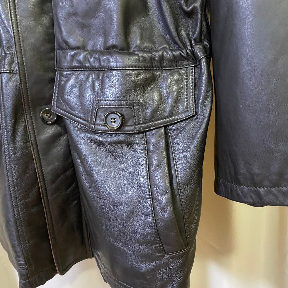 Vintage leather parka 상품이미지8