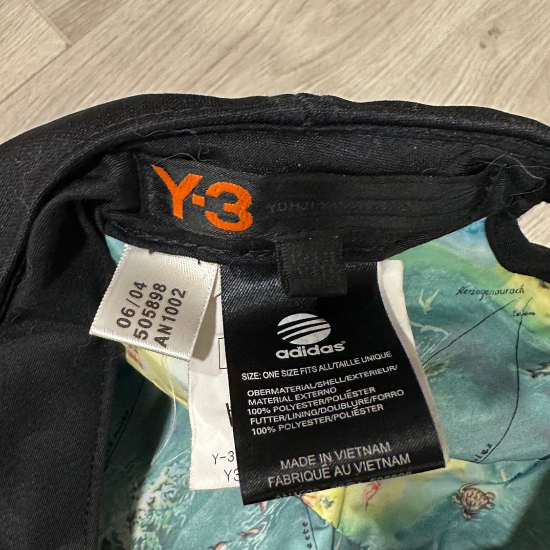 Y-3 아디다스 블랙 캡 베레모 모자 상품이미지3