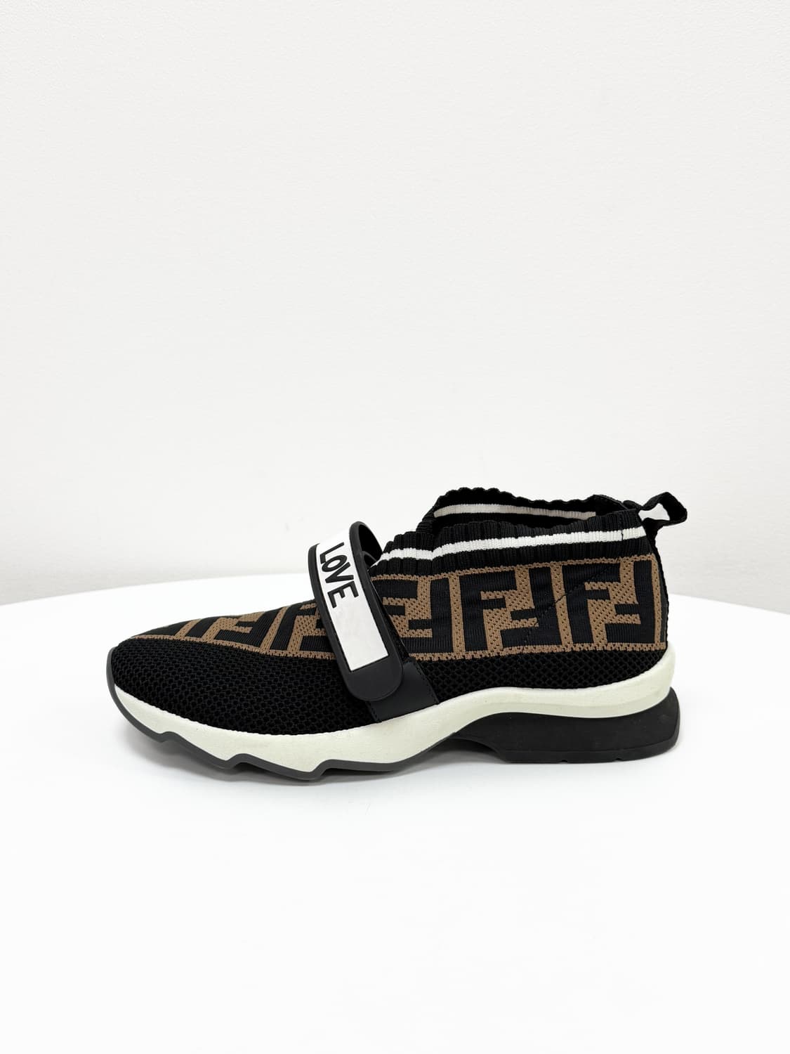 펜디 FF 로고 스트랩 삭스 니트 스니커즈 상품이미지3