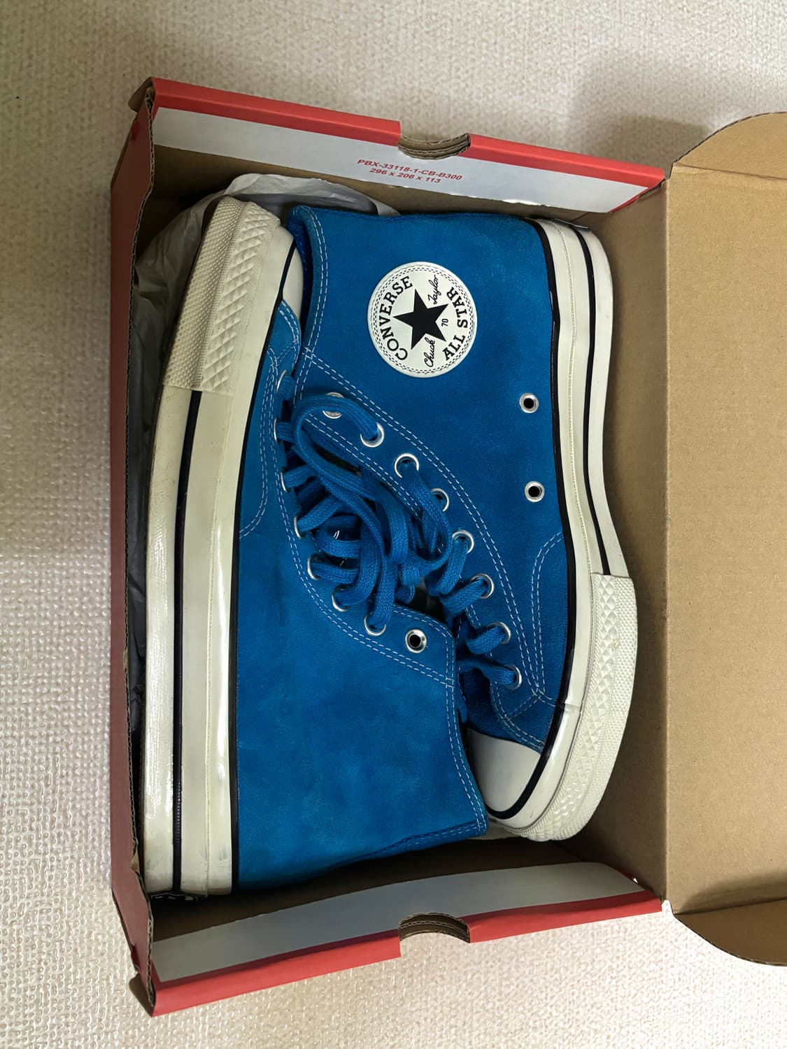 컨버스 척 70 하이 임페리얼 블루 (250) 상품이미지5