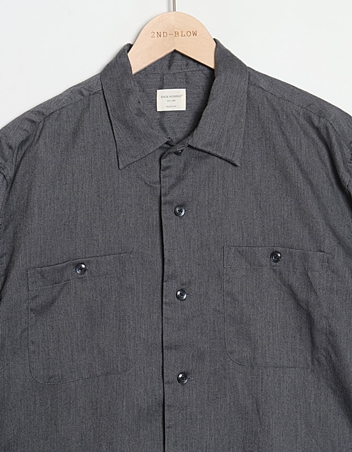 BACK NUMBER Twill Work Shirts 상품이미지2