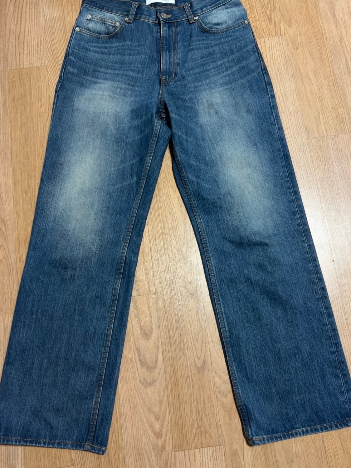 토니웩 스트레이트 데님 미드블루 30 상품이미지4