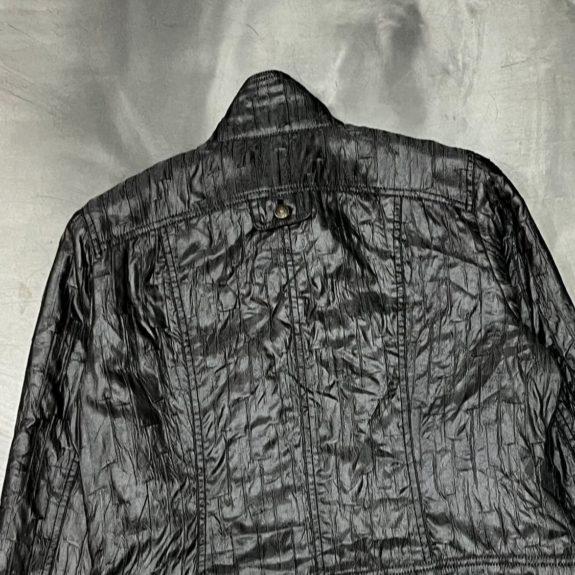  빈티지 링클 하이넥 자켓 y16093 상품이미지5