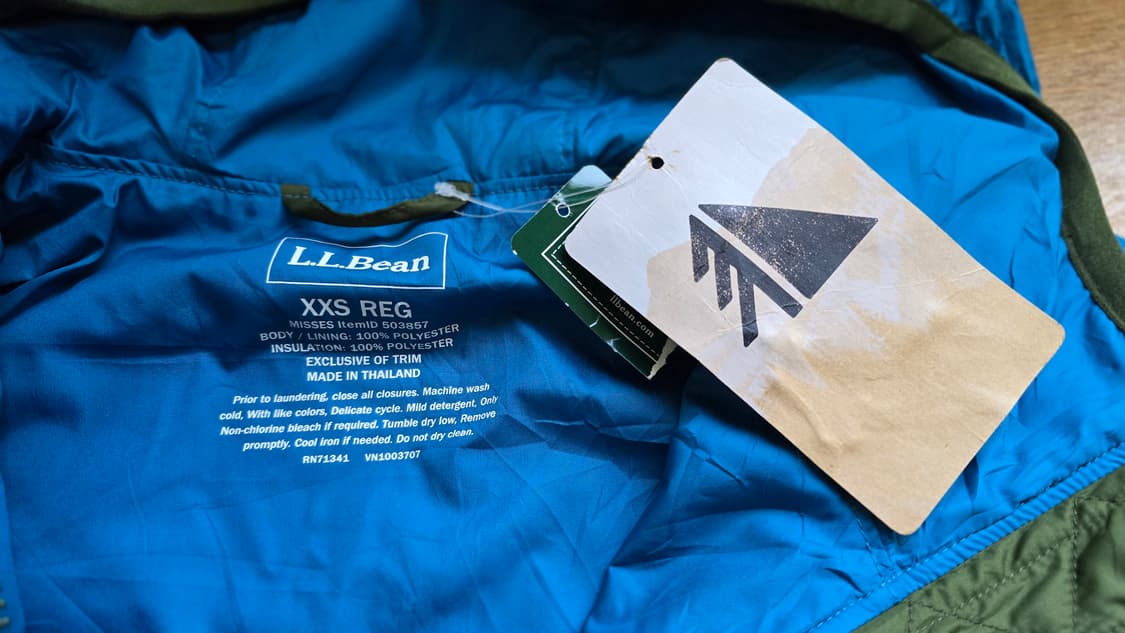 데드스탁 L.L.Bean 엘엘빈 아노락 카타딘 여성 OS 상품이미지5