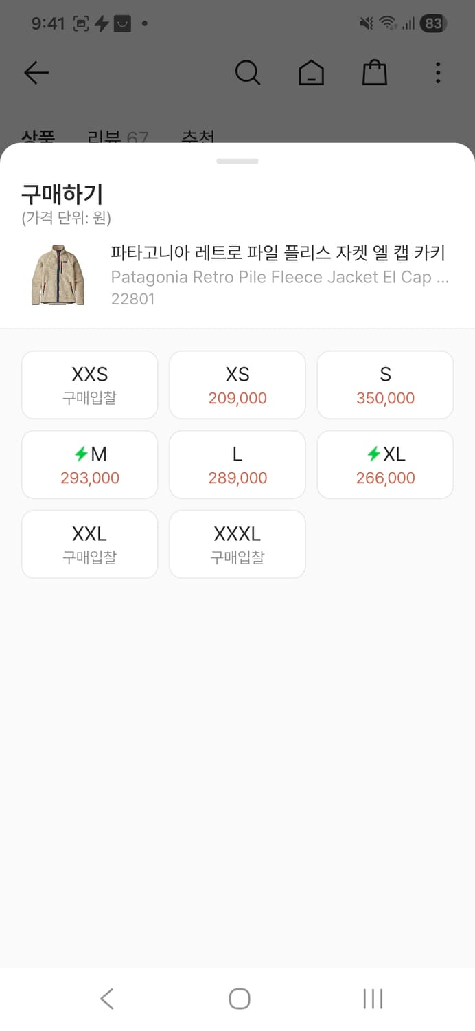 파타고니아 레트로 파일 플리스 후리스 집업 자켓 양털 상품이미지7