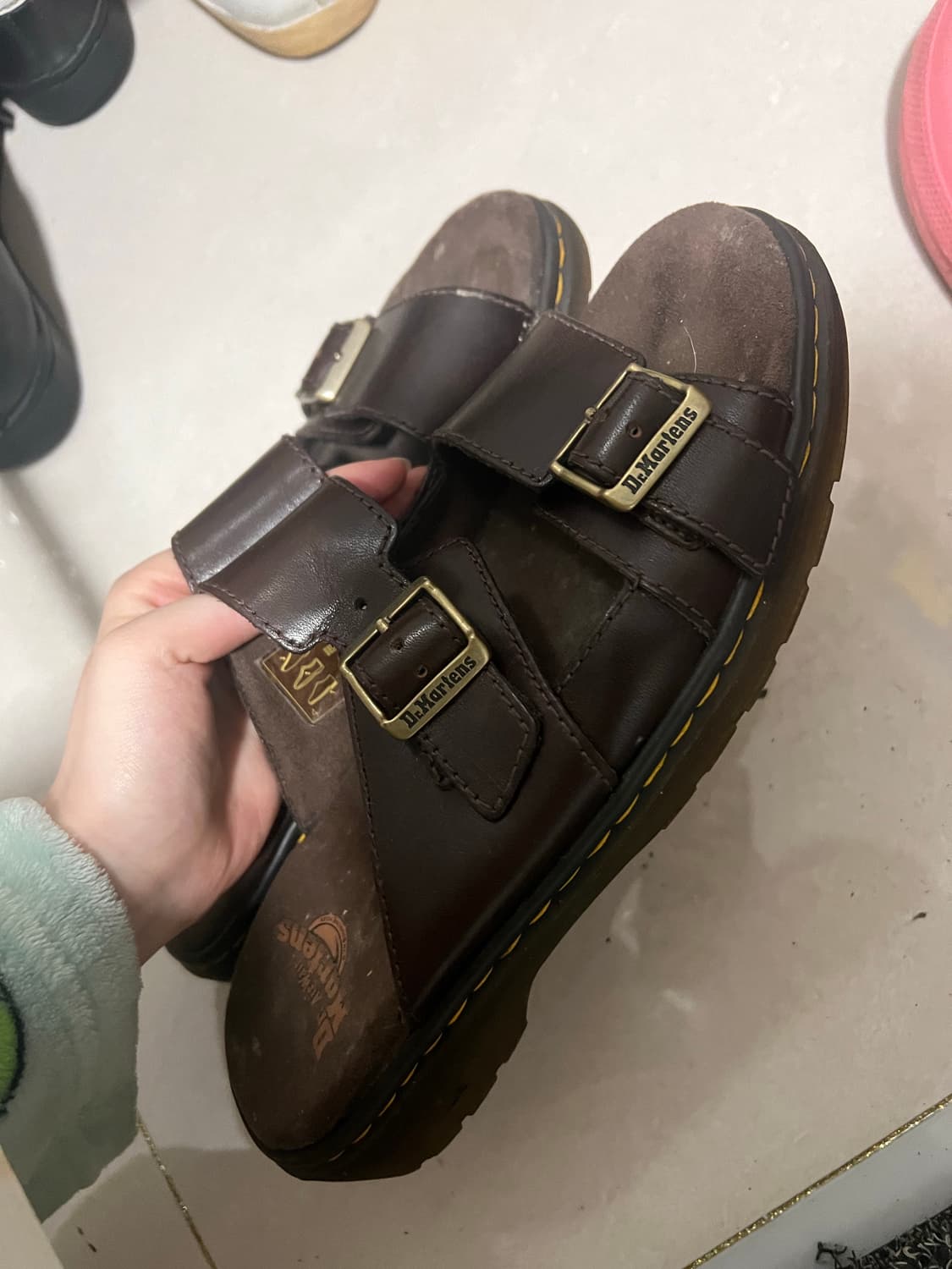 닥터마틴 니콜라이 가죽 샌들 브라운 상품이미지2