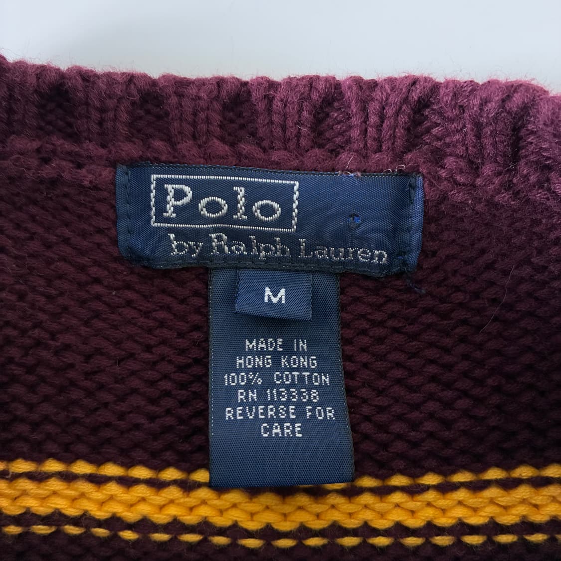 Polo  폴로 랄프로렌 자수 코튼 스트라이프 니트 상품이미지5