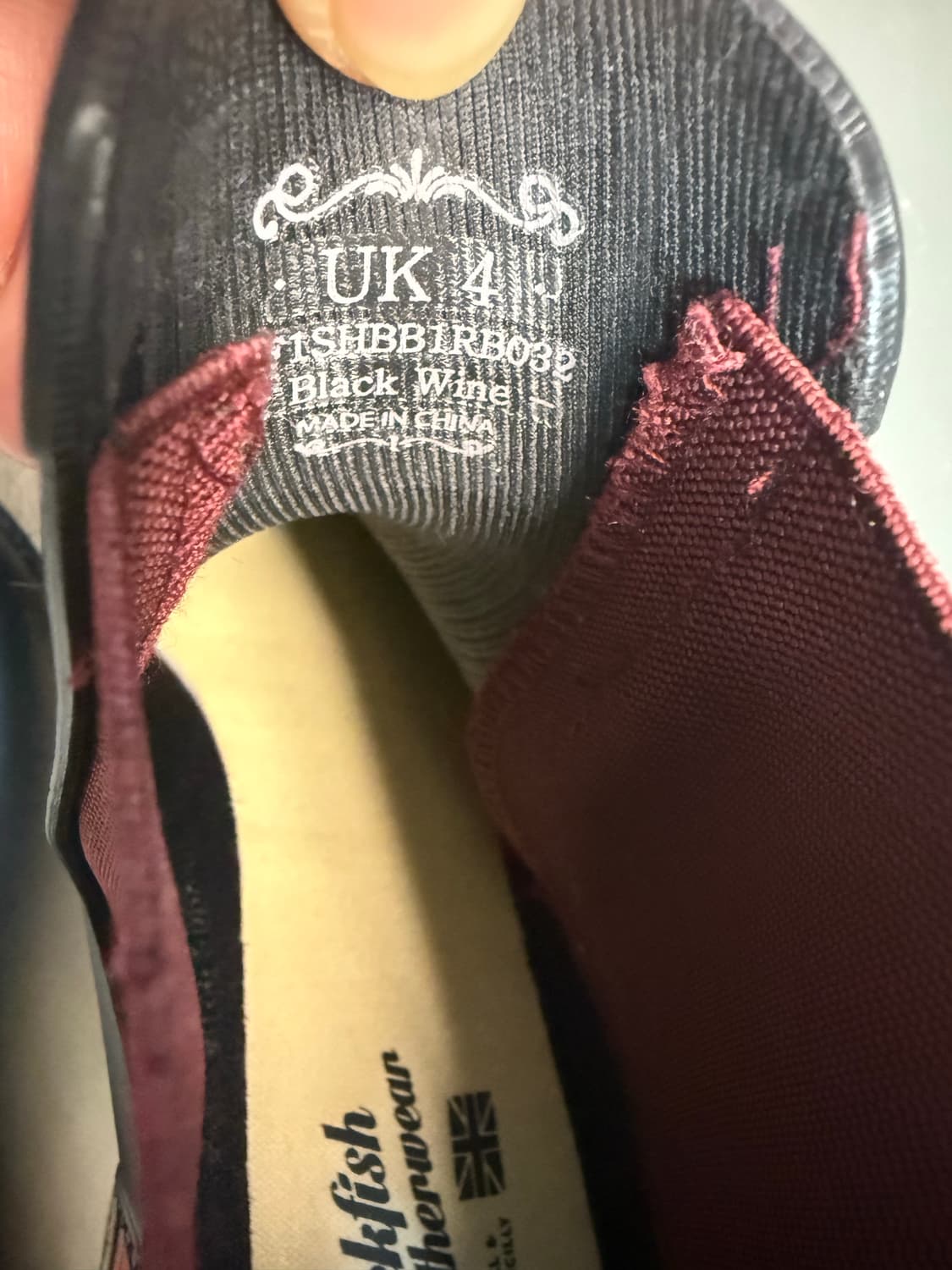 락피쉬(Rockfish) 첼시 레인 부츠 UK4(230) 상품이미지6