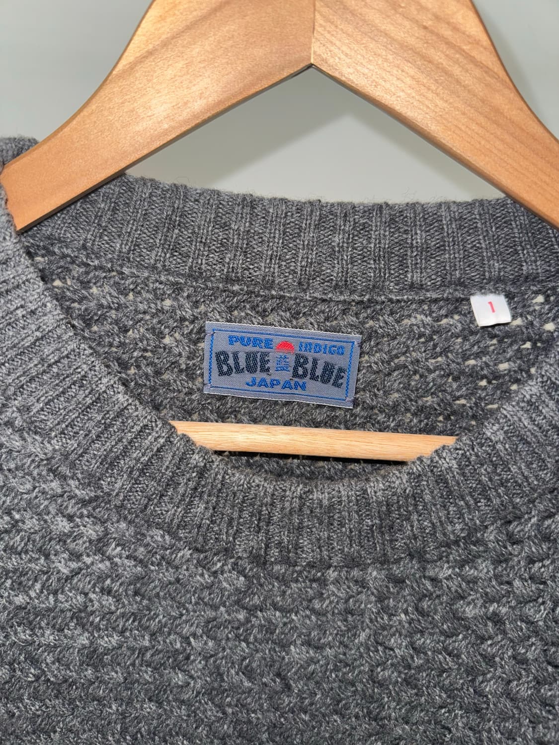 블루블루재팬 울 니트 상품이미지3