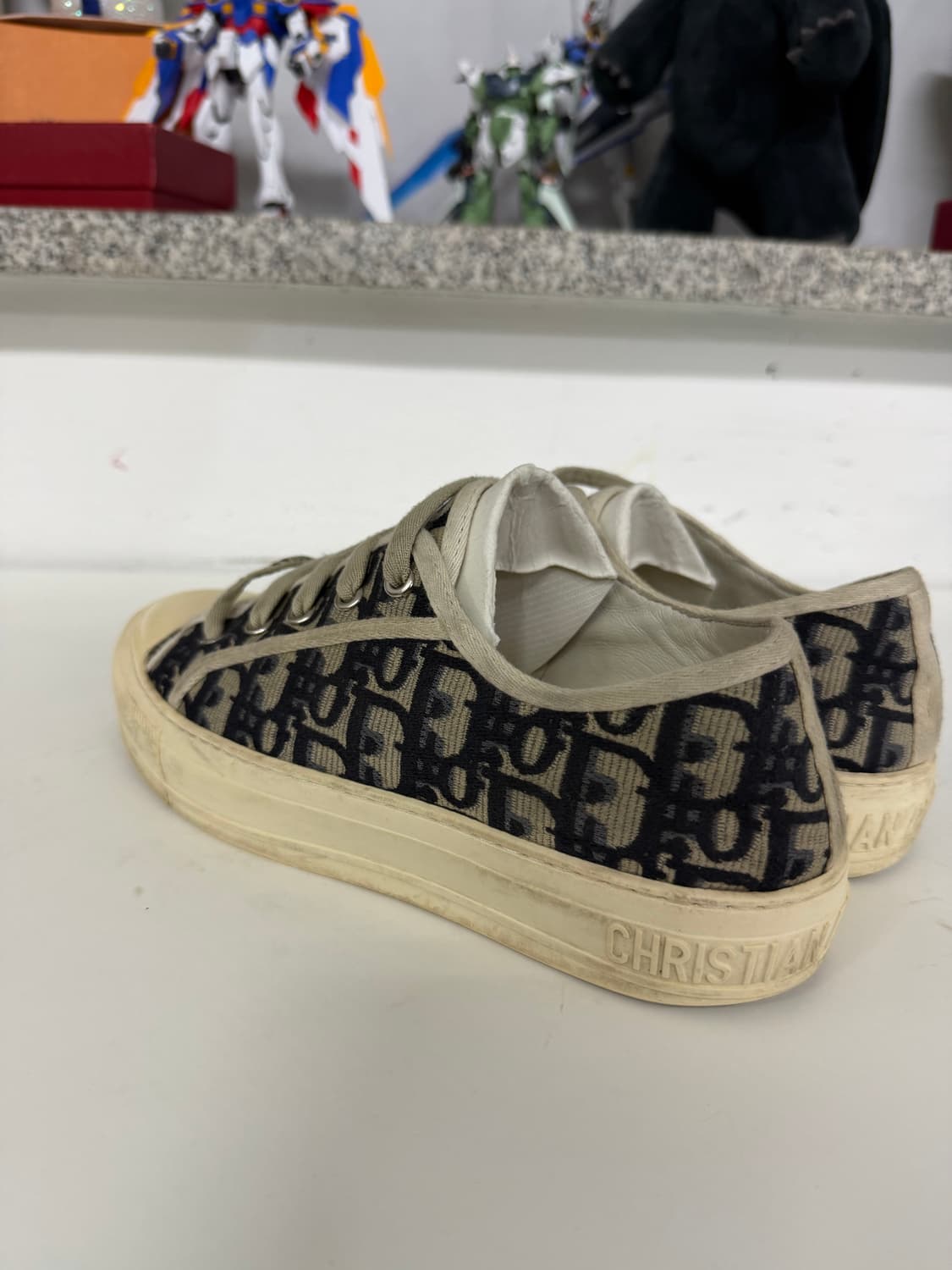 정품) 디올 오블리크 스니커즈 로우 36 상품이미지6