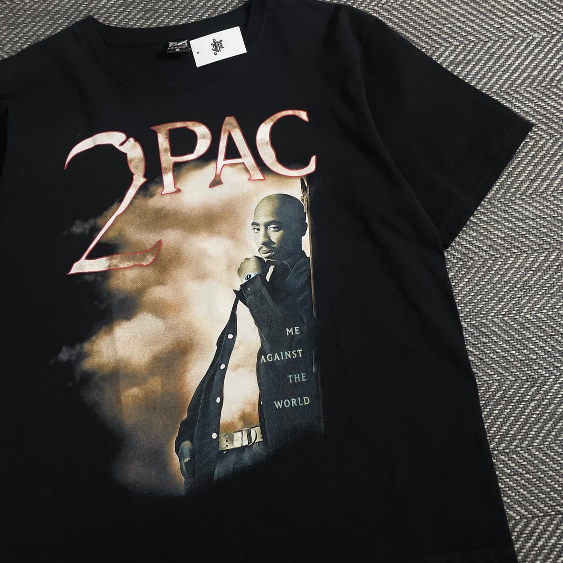빈티지 투팍 힙합 프린팅 티셔츠o 3845 상품이미지2