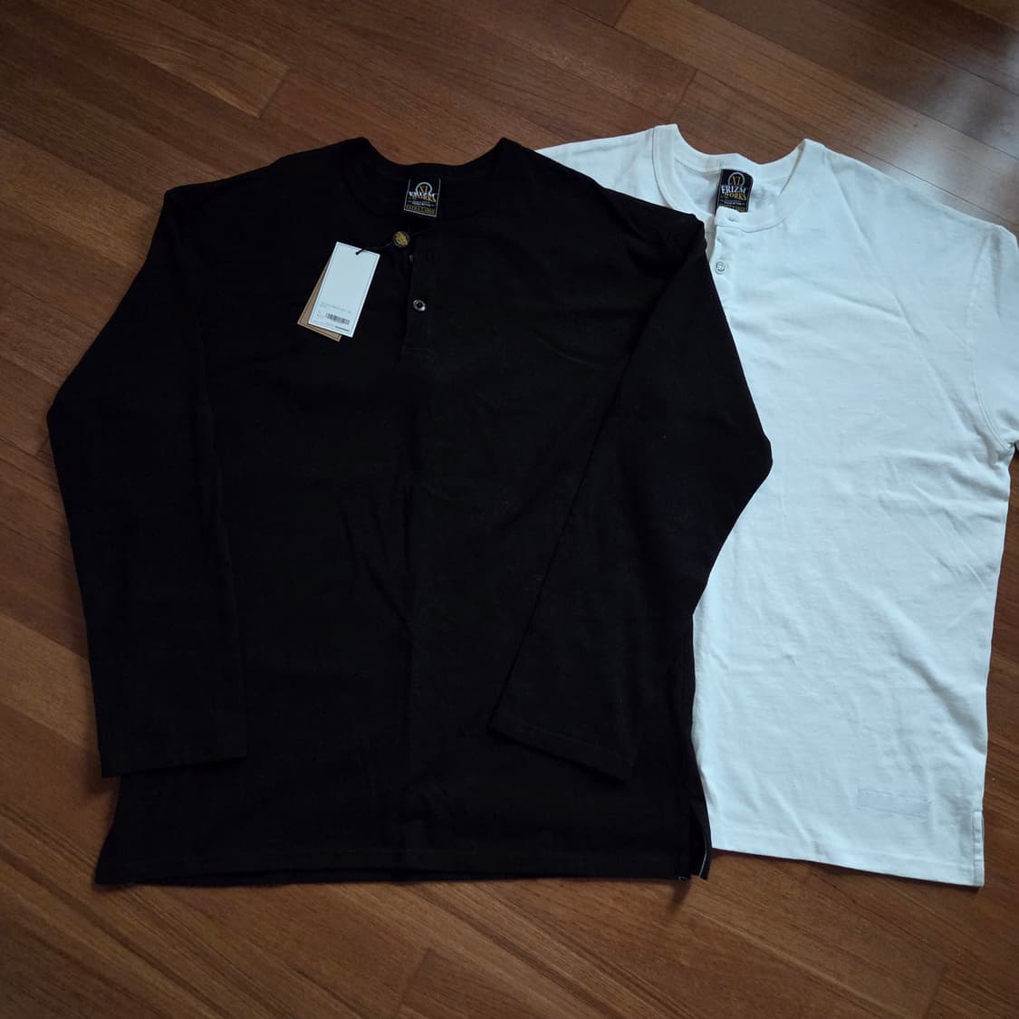 프리즘웍스 솔리드 헨리넥 티 XL사이즈 상품이미지1