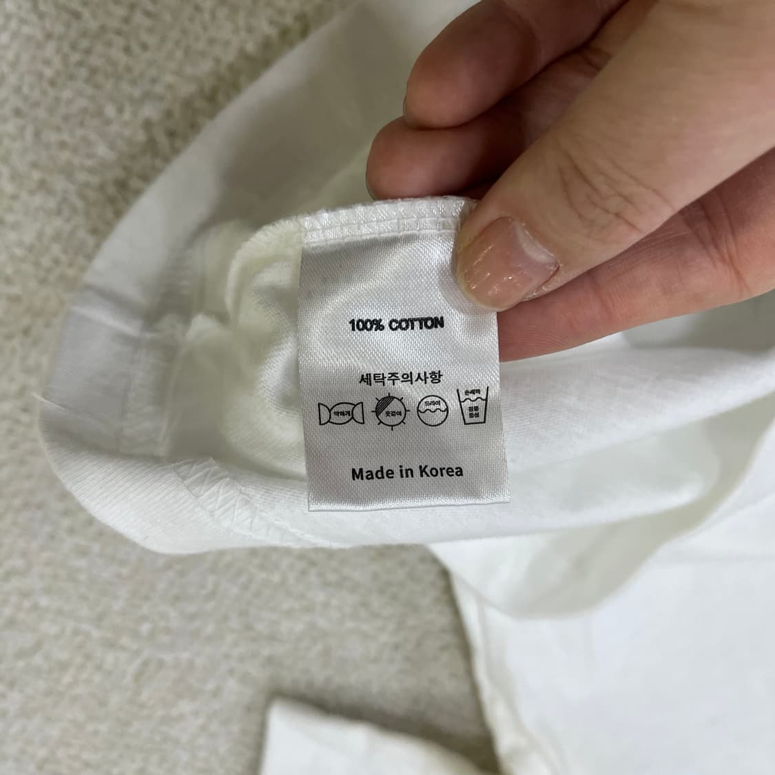 실측확인 레터프롬문 여성 크롭 반팔티 0415M 상품이미지3