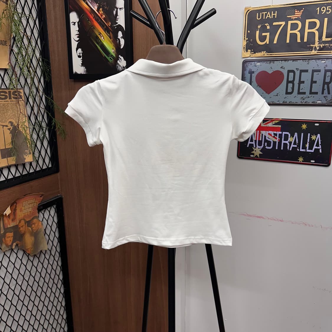 BOY Patch Pony Slim Collar T-Shirt 상품이미지2