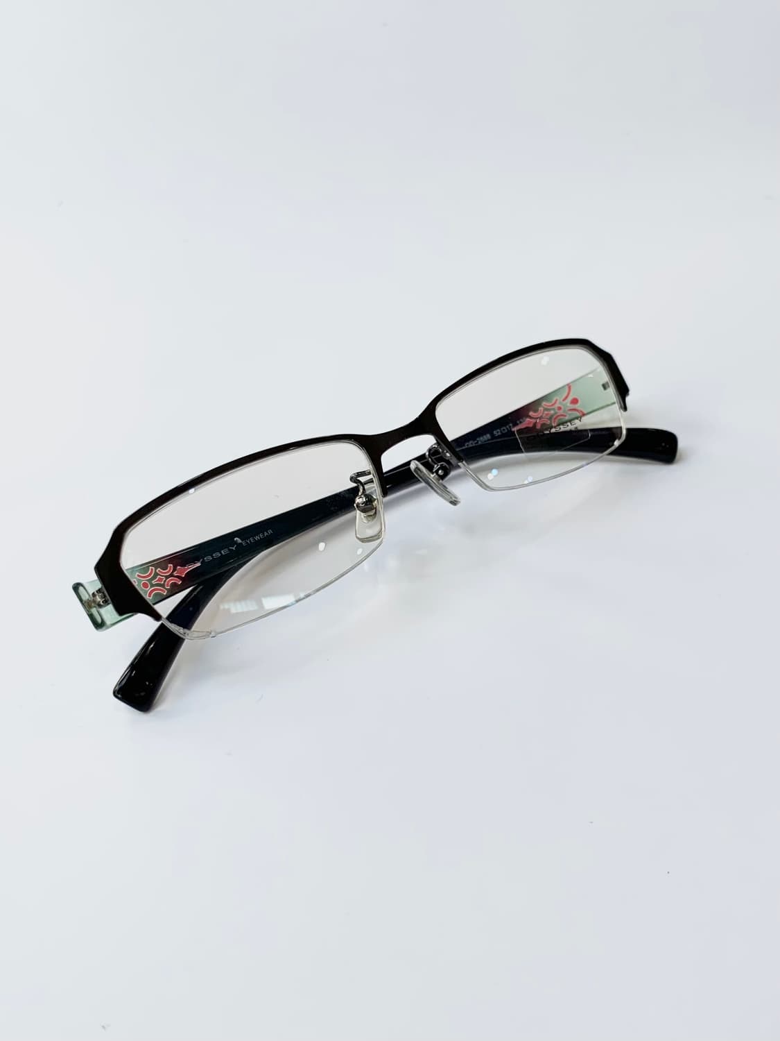 [픽키-522] ODYSSEY EYEWEAR 반무테 프레임 안경 안경테 상품이미지2