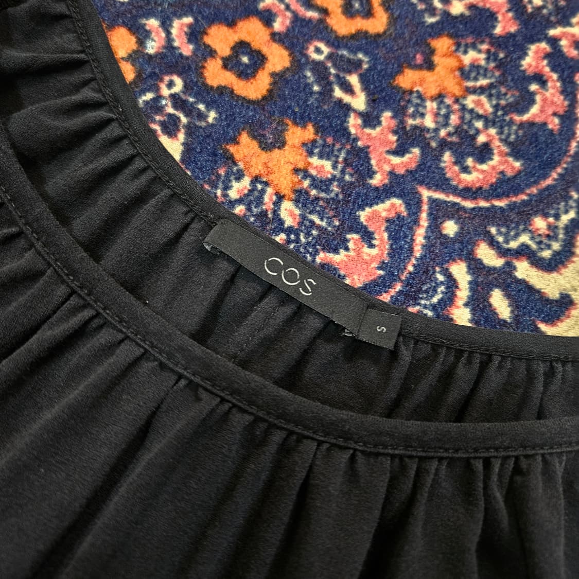 코스(COS) 코튼 셔링 주름 블라우스 S 상품이미지4