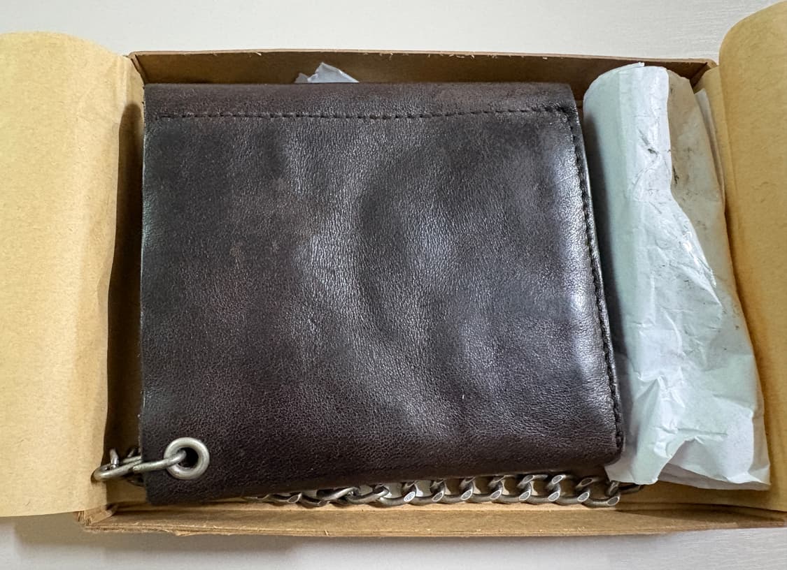 rrl 더블알엘 콘초 레더 체인 월렛 지갑 상품이미지4