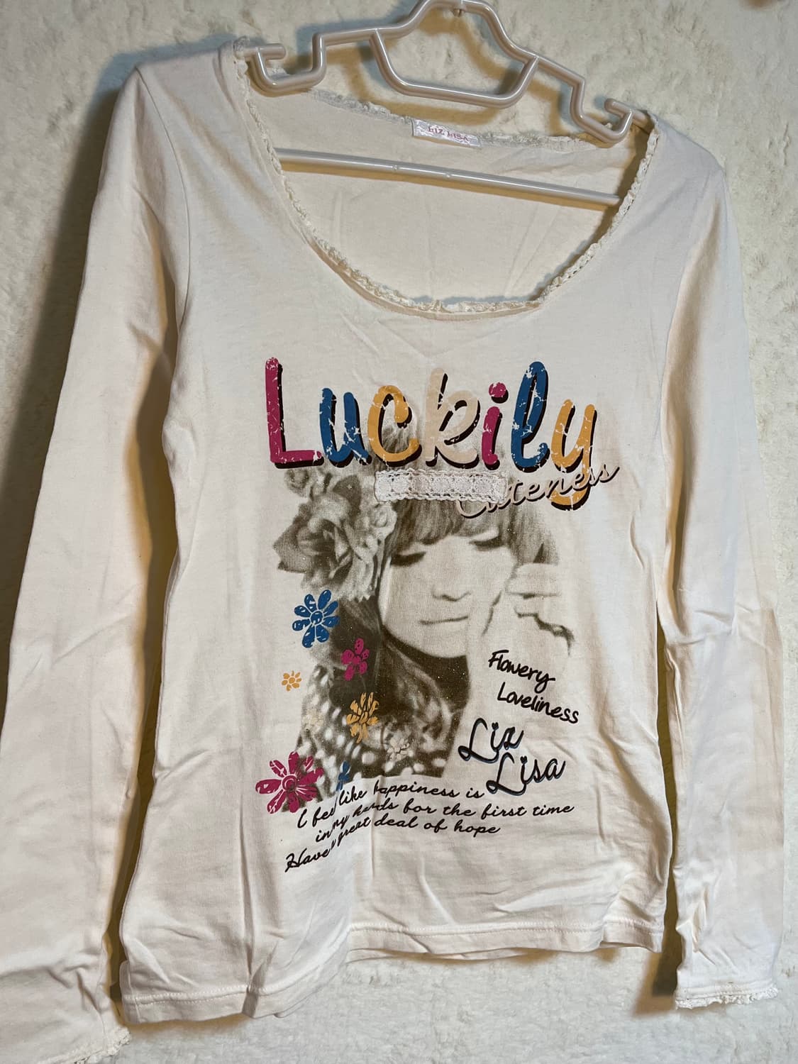 빈티지 리즈리사 롱슬리브 긴팔 티셔츠 상품이미지3