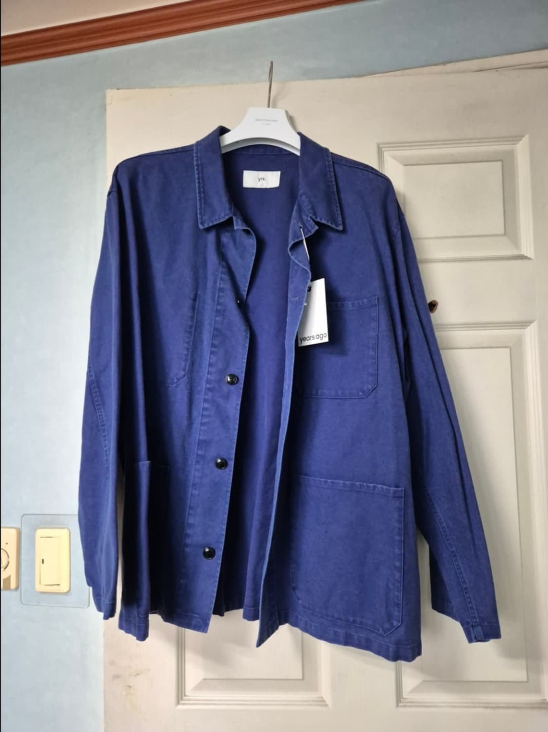 이얼즈어고 프렌치 워크자켓 블루 L사이즈(105) 판매 상품이미지1