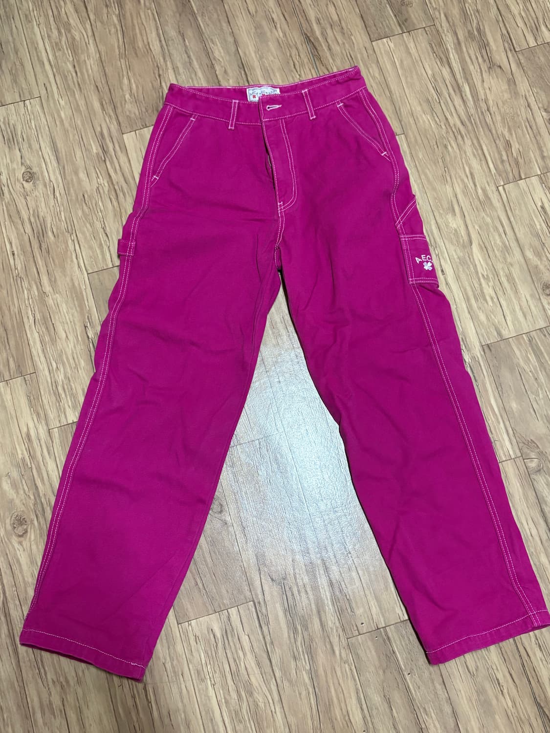 에이카화이트 데님팬츠 상품이미지1