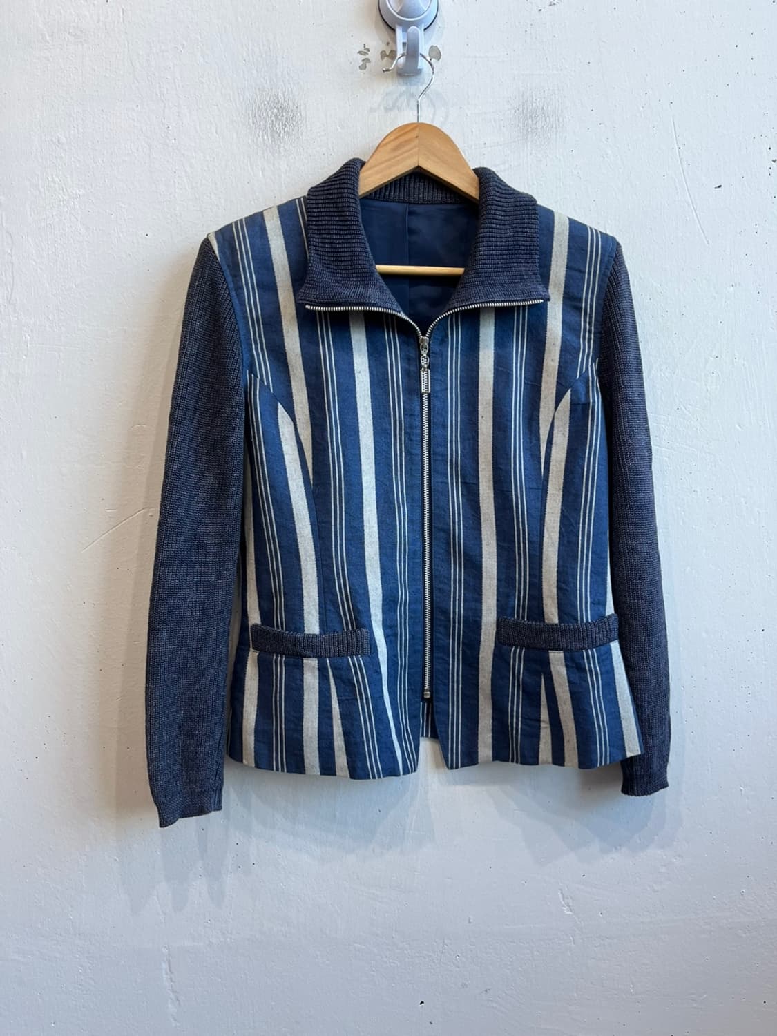 Se 린넨 집업 자켓 우먼즈 Made in JAPAN 상품이미지1