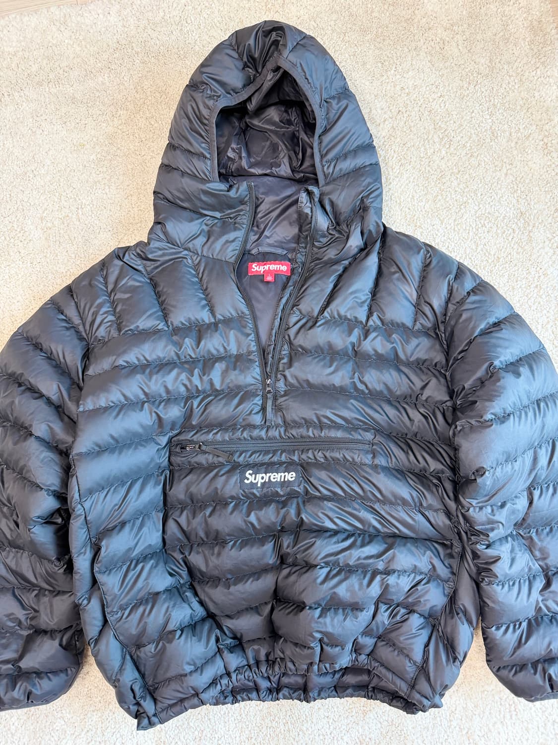 슈프림 하프집 후드 패딩 상품이미지2