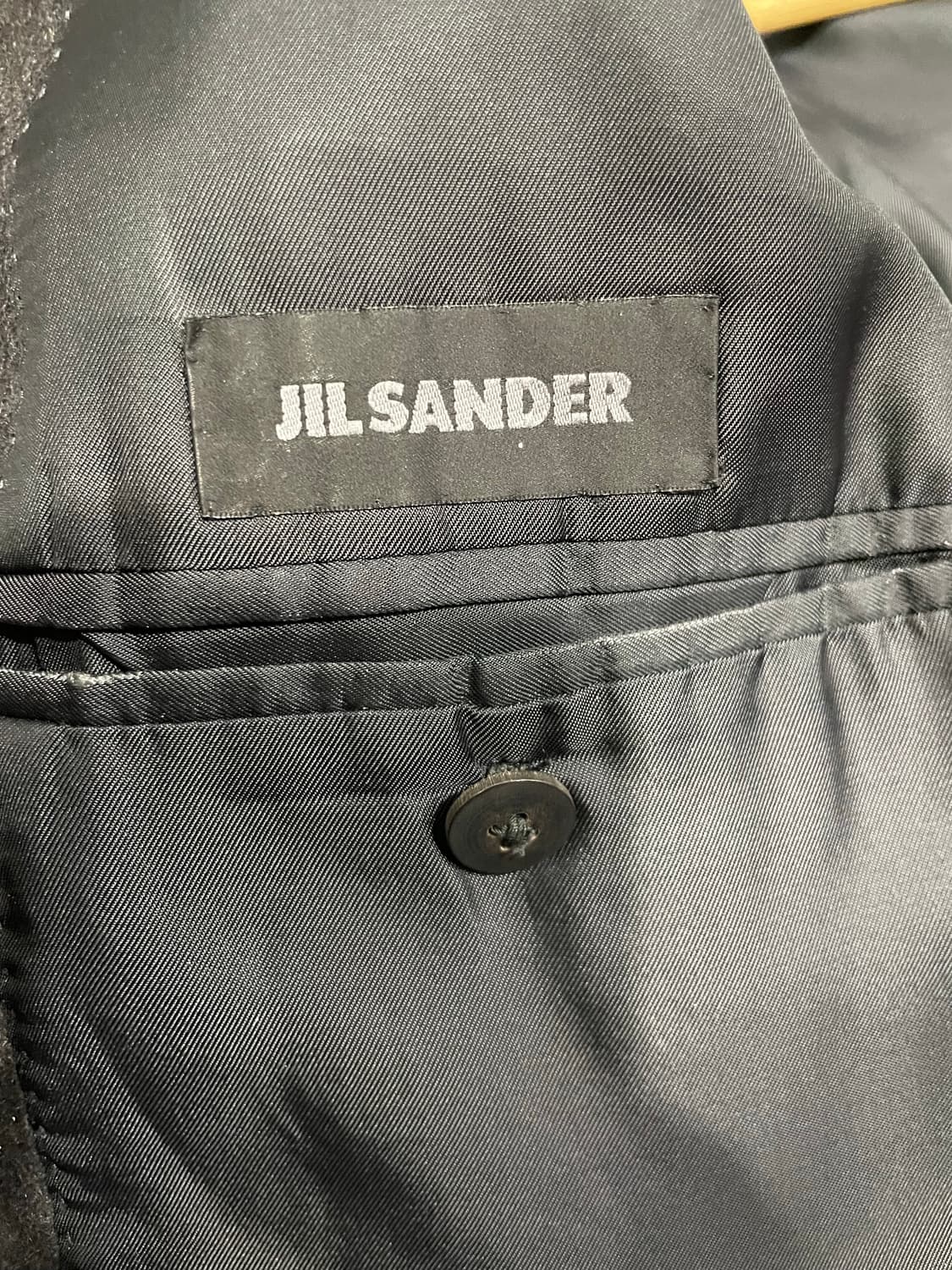 질샌더 남성 캐시미어 코트 48 상품이미지4