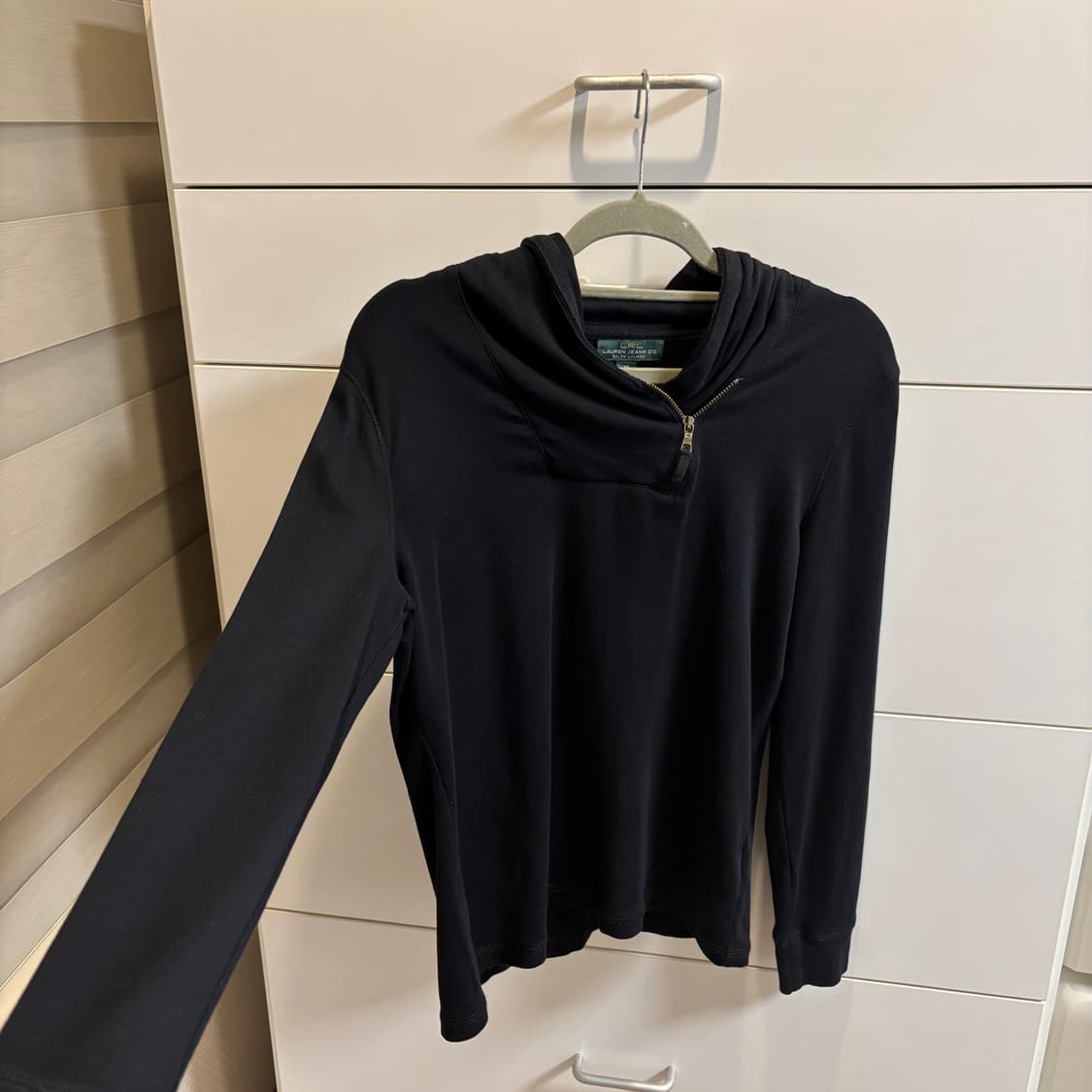 랄프로렌 그린라벨 반집업 숄카라 티셔츠 M 상품이미지2