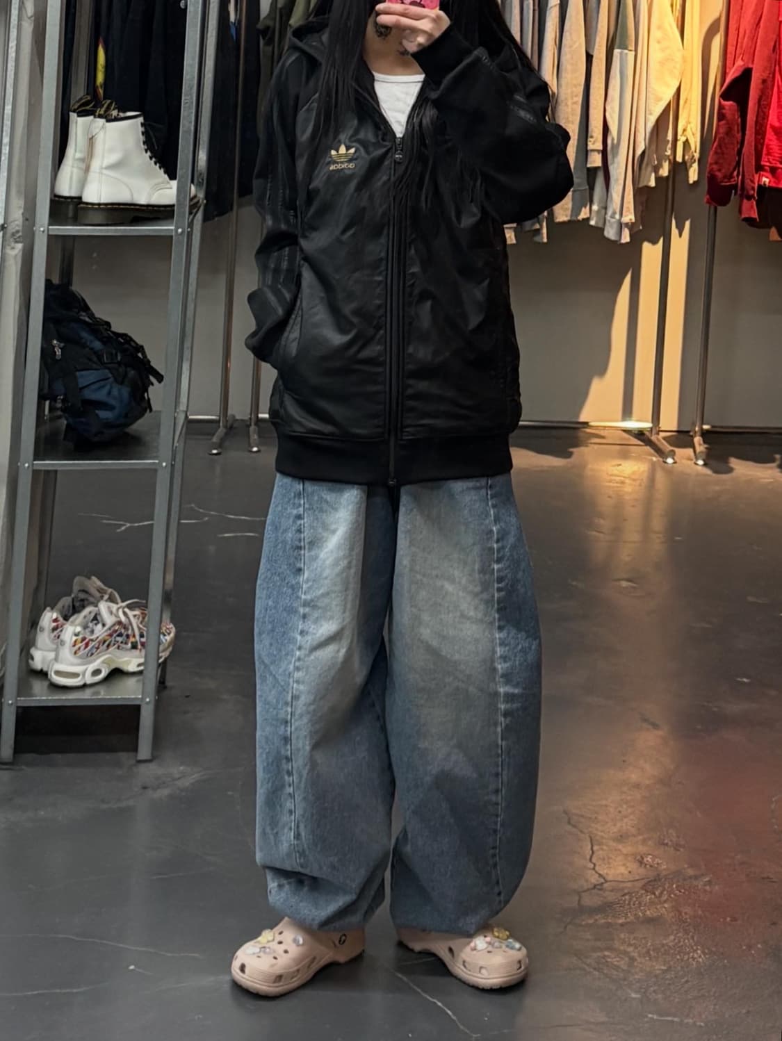 아디다스 트레포일 검골 후드 트랙탑 져지 A3186 상품이미지1