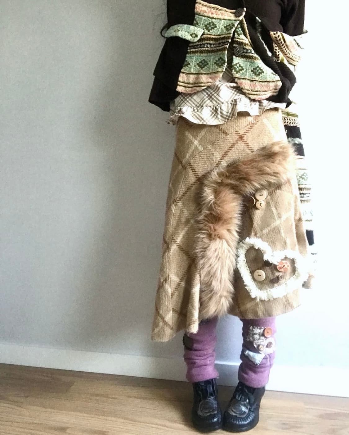 라떼갸루깔 스커트  상품이미지1