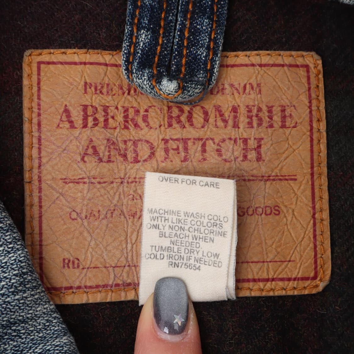 아베크롬비 블랭킷라이닝 헤비 데님자켓 상품이미지10