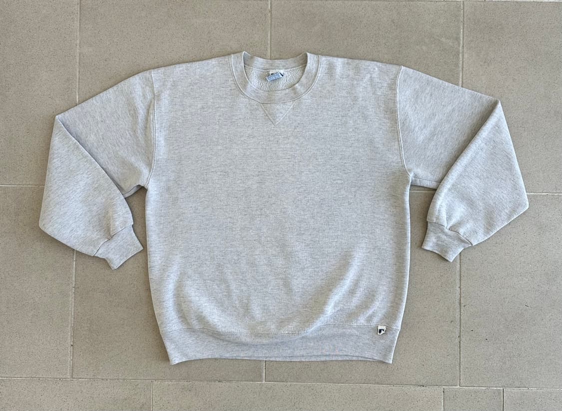 90s 빈티지 러셀 스웻셔츠 오트밀 L USA 상품이미지1