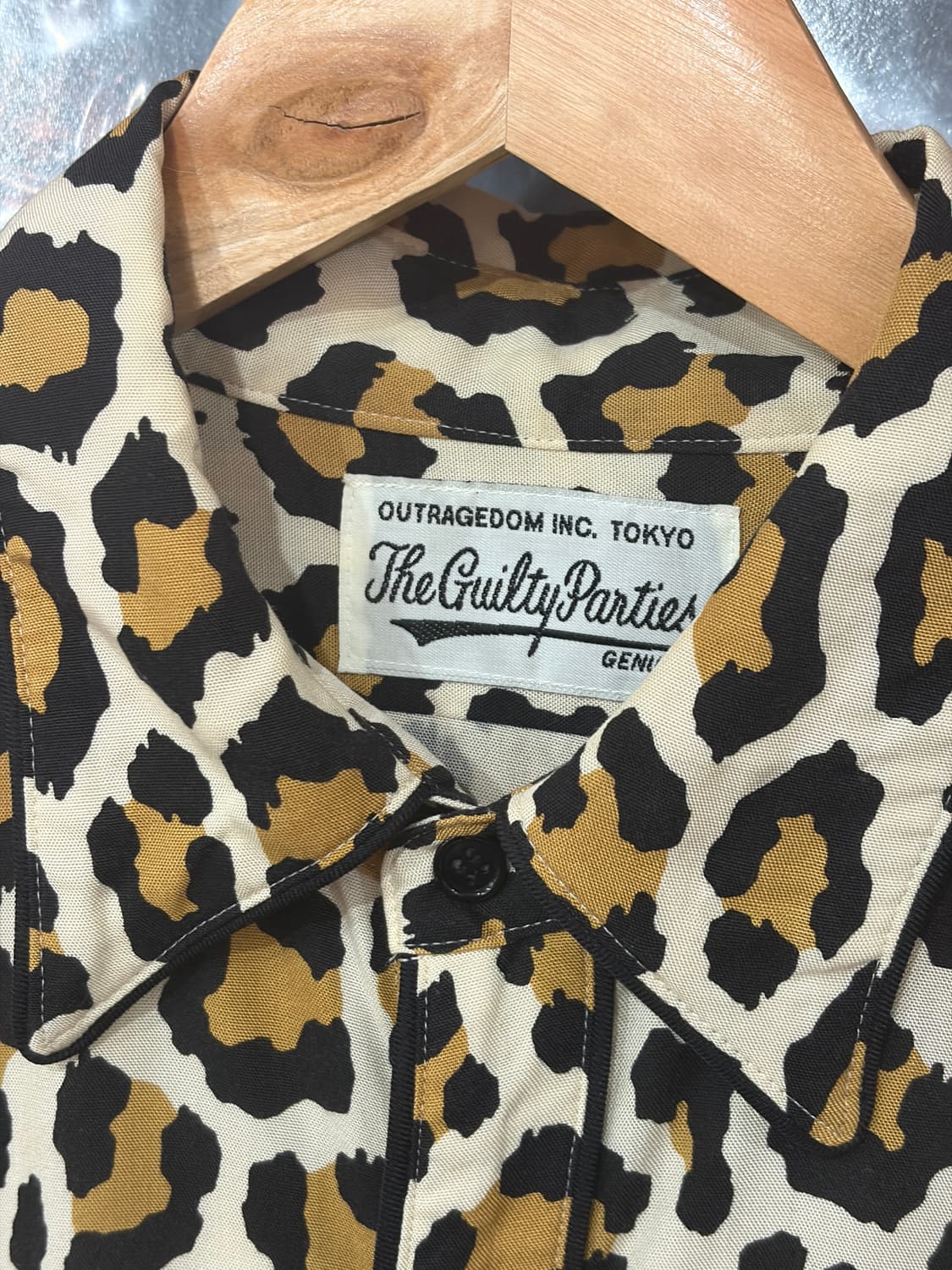 J90 와코마리아 레오파드 웨스턴 셔츠 상품이미지4