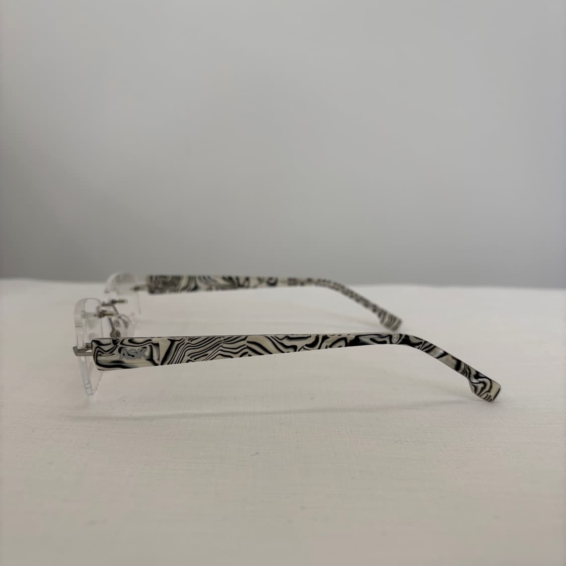 ASK 사각 무테 빈티지 안경 상품이미지5