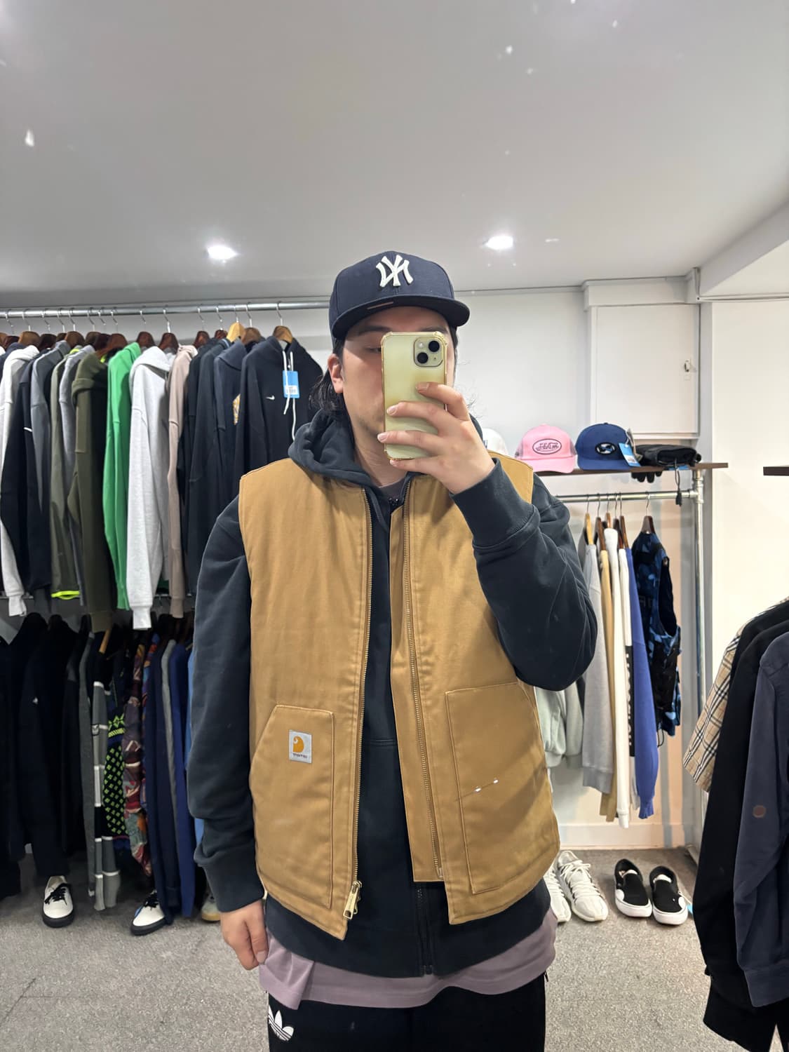 칼하트 베스트 워크자켓 된장 상품이미지5