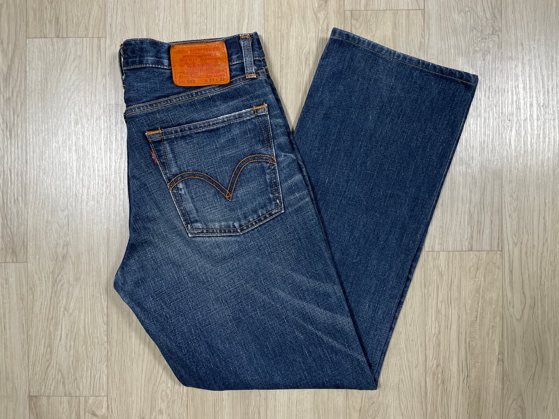 30) 00's 리바이스 재팬 클래식 502 하드워싱 데님팬츠(일본제) 상품이미지1