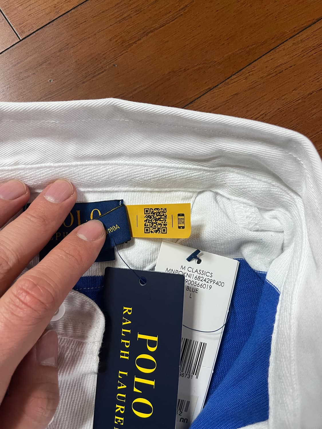 폴로 랄프로렌 스트라이프 럭비티 긴팔 새상품 상품이미지5